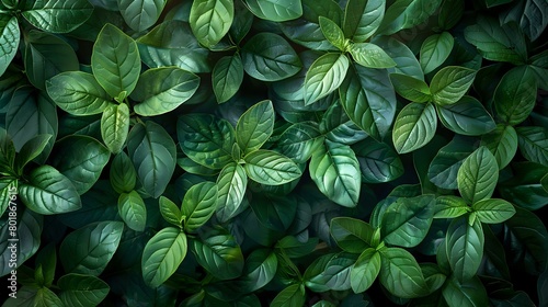 Nature's Artistry: A Detailed Exploration of Lush Green Foliage