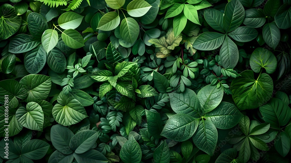 A Sea of Vibrant Greens: A High-Resolution Image of Lush Green Foliage A Sea of Vibrant Greens: A High-Resolution Image of Lush Green Foliage