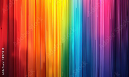 A vibrant gradient with vertical stripes in rainbow colors. Generate AI