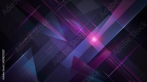 Elegant diagonal striped diamond purple and black abstract background