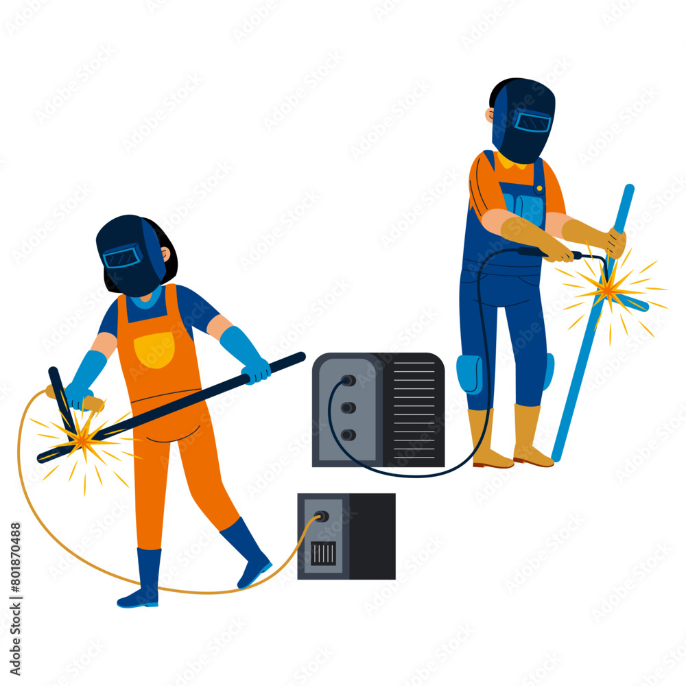 Obraz premium Welder Profession