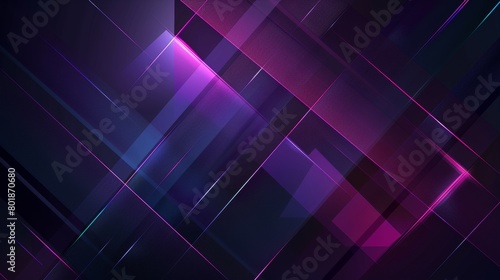 Elegant diagonal striped diamond purple and black abstract background