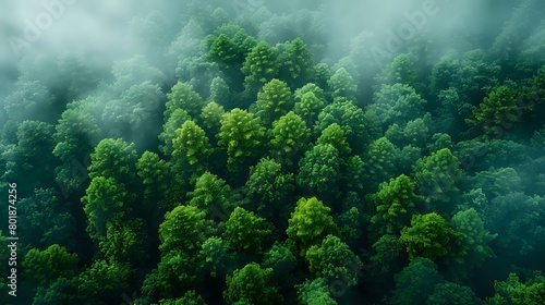 Aerial Perspective of Pure Organic Beauty