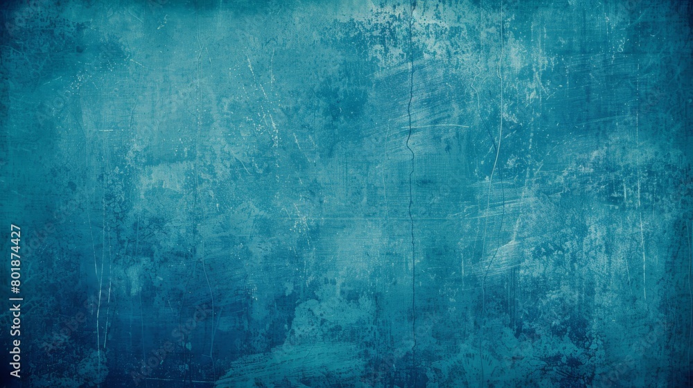 Obraz premium abstract blue concrete grunge texture background