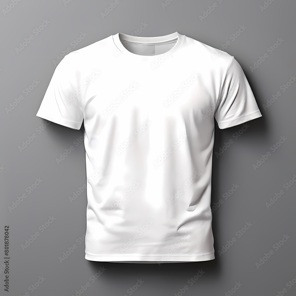 White T-shirt Mockup, Ai Generated White T-shirt Mockup, Ai Generated