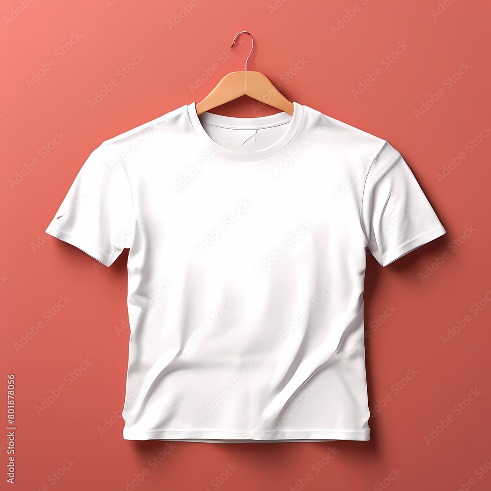 White T-shirt Mockup, Ai Generated White T-shirt Mockup, Ai Generated