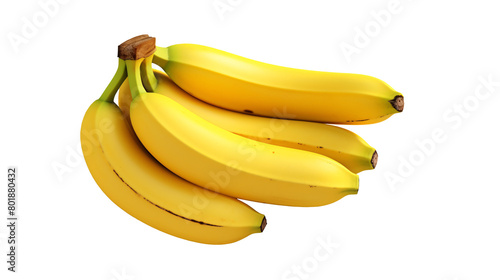 a bunch of bananas on a white surface