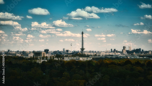Photography Berlin - Skyline - Cloud - Background - Funkturm - Fernsehturm - Concept - City