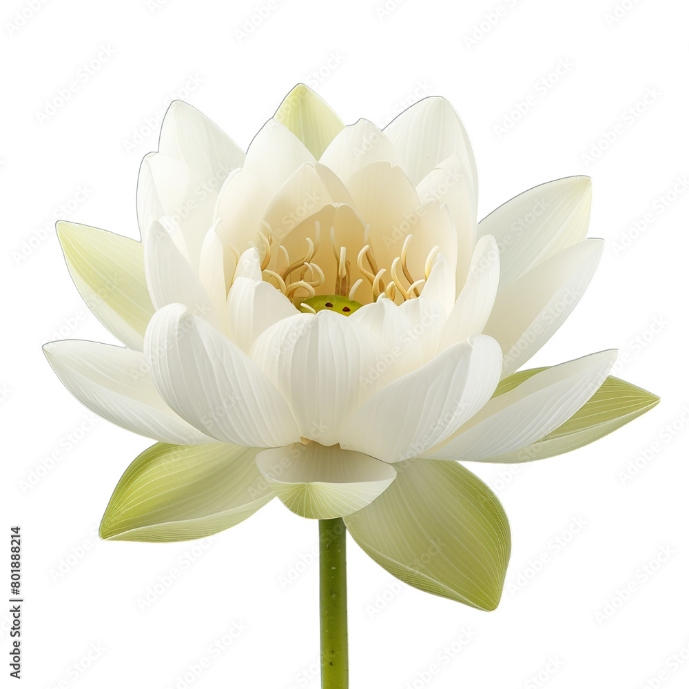 Fototapeta premium white water lily