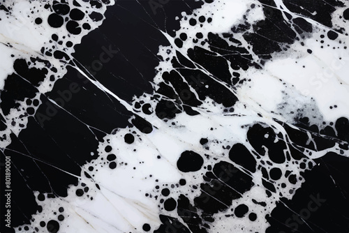 Marble Texture. Marble or epoxy textures on a white background. White marble black gray texture background. Marble texture formed by mixing the black and white acrylic paint  abstract background.