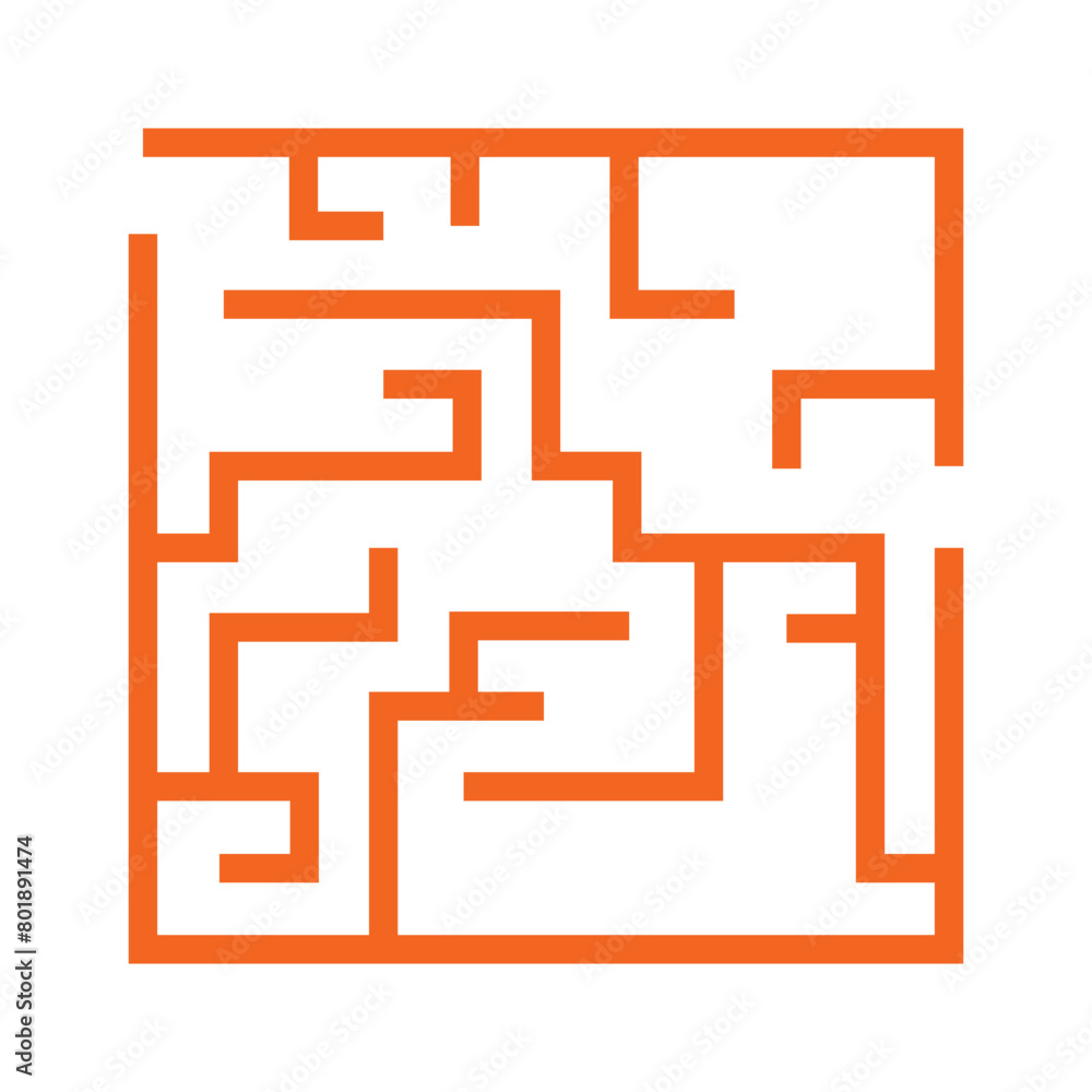 Simple Square Maze Labyrint Simple Square Maze Labyrint