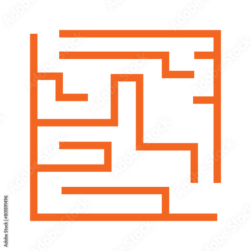 Simple Square Maze Labyrint