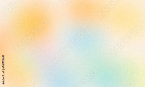 pastel orange blue spot , grainy noise grungy spray texture color gradient rough abstract retro vibe background shine bright light and glow , template empty space