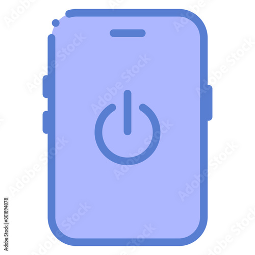 power button mobile phone icon