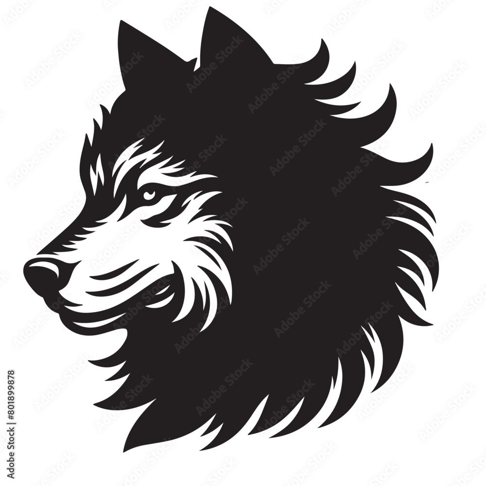 Wolf Black Silhoutte -Wolf Cartoon -Wolf Animal Wolf Black Silhoutte -Wolf Cartoon -Wolf Animal