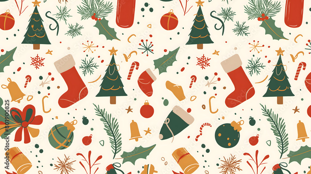 christmas seamless pattern christmas seamless pattern