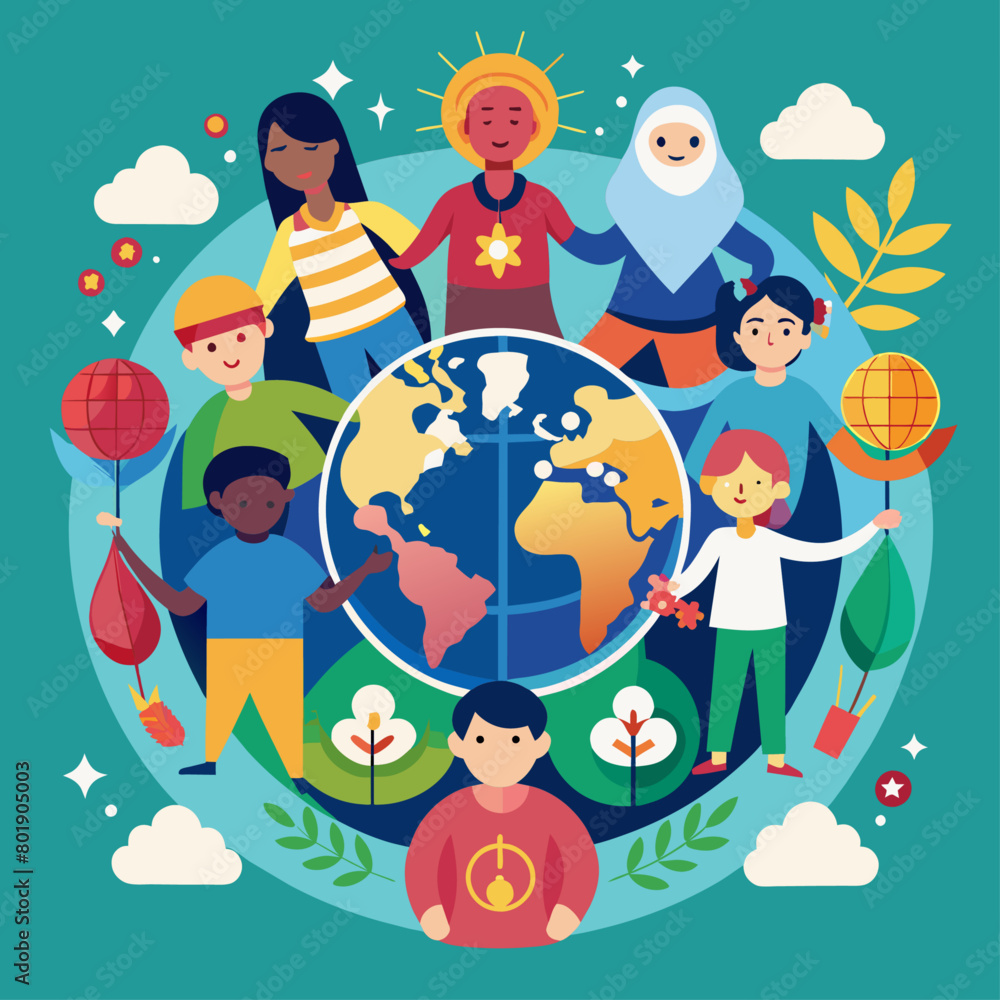 people around the world, Unity In Diversity culturally representative imagery graphic backgrounds premium vector people around the world, Unity In Diversity culturally representative imagery graphic backgrounds premium vector
