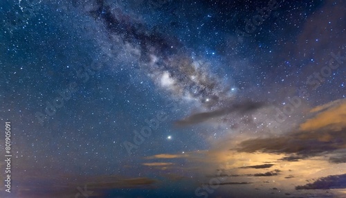 starry night sky, "Celestial Harmony: A Serene Night Sky" © Sammul