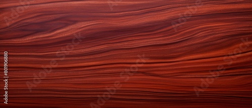 Close-up of rich mahogany wood grain, perfect for luxurious interior design wallpaper, photo