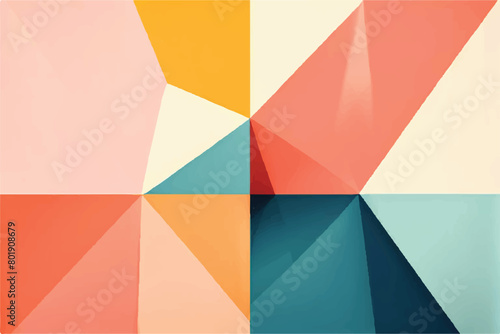 Abstract colorful geometric background. Vector Illustration. Abstract Pattern background.  Geometric colorful artistic background wallpaper design pattern