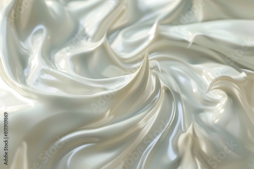 Background of facial cream or cosmetic ingredients from a microscopic perspective.