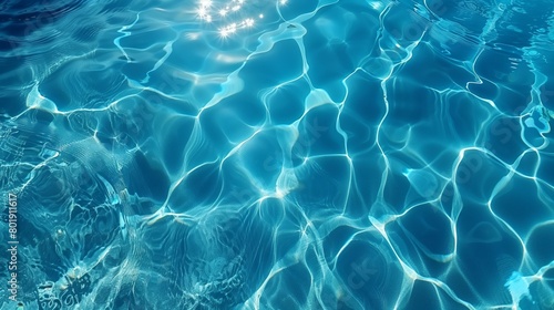 blue water surface. water texture with ripples.