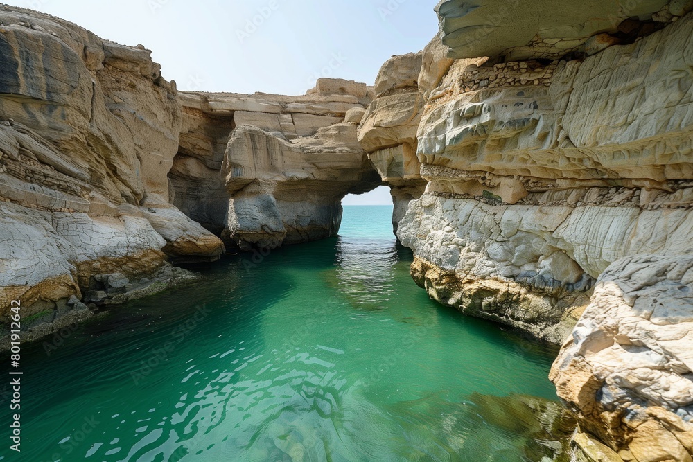 canyon of the island of Qeshm