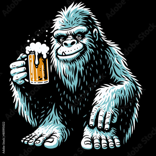 Bigfoot is real and he likes beer