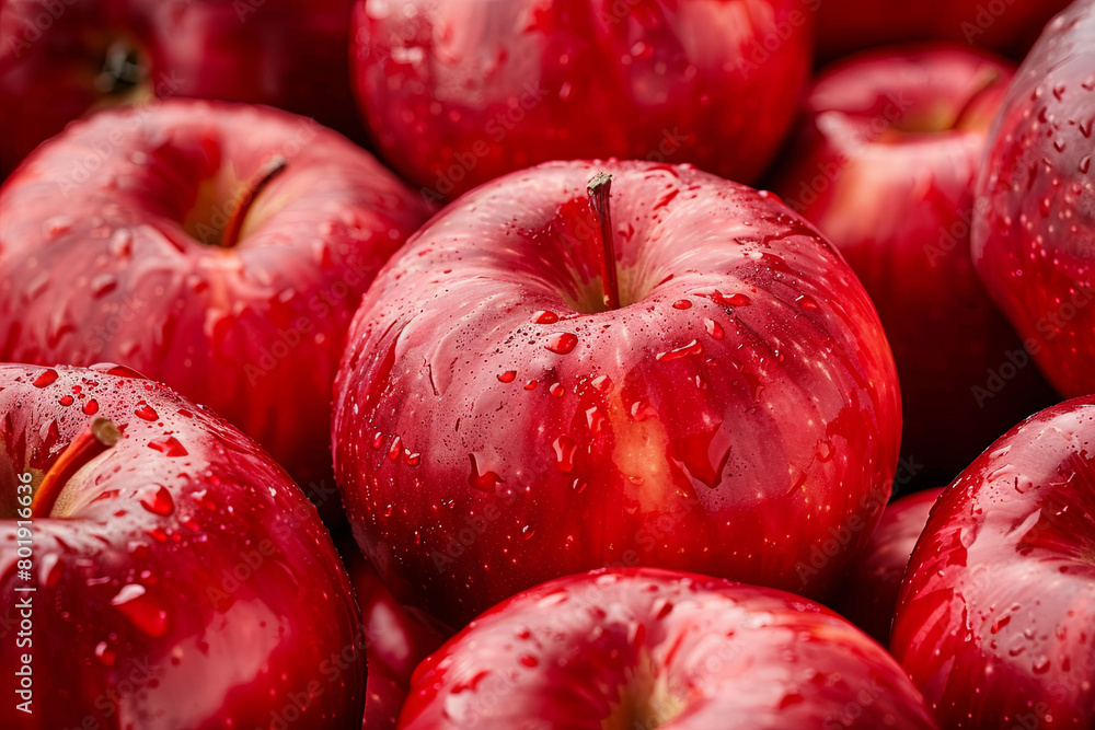 Lots of red apples. Tasty and juicy. Background of apples
Lots of red apples. Tasty and juicy. Background of apples