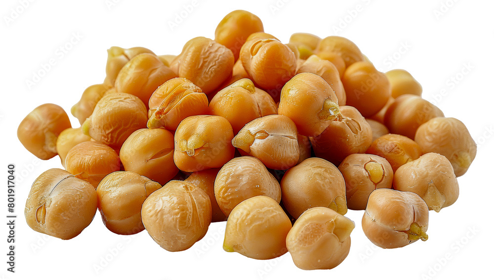 Fresh raw chickpeas piled high, cut out - stock png. Fresh raw chickpeas piled high, cut out - stock png.