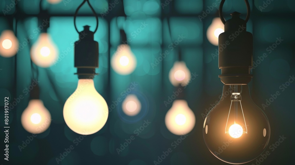 Animated sequence showing the benefits of turning off lights to save ...