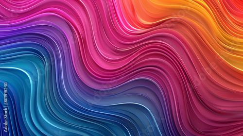 Witness the hypnotic allure of simplicity as vibrant colors converge to create a stunning gradient wave.