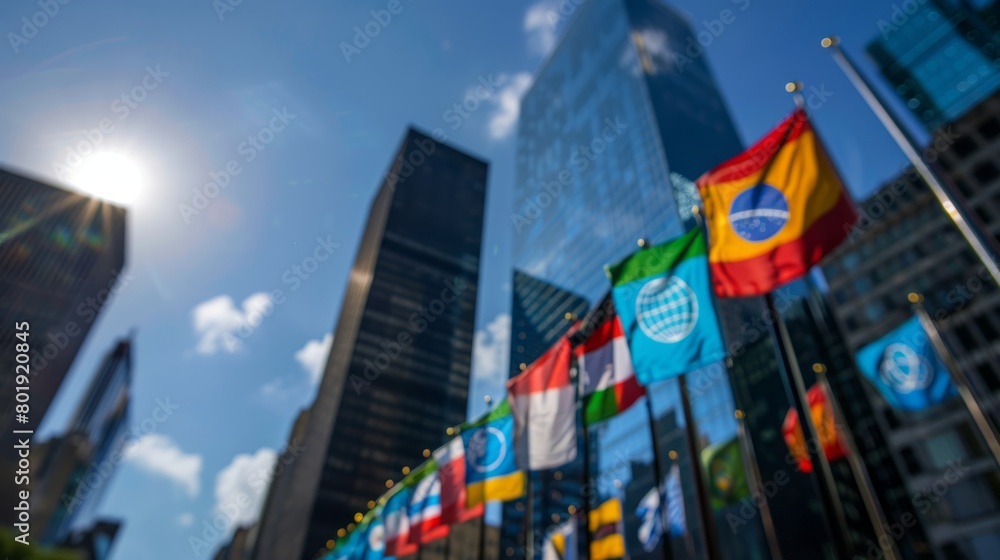 Obraz premium Sustainable development goals. SDGs. World Environment Day background concept