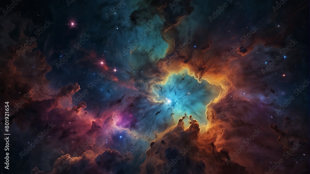 background with space Celestial Nebula High-Demand Background Image 