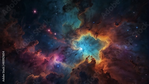 background with space Celestial Nebula High-Demand Background Image 