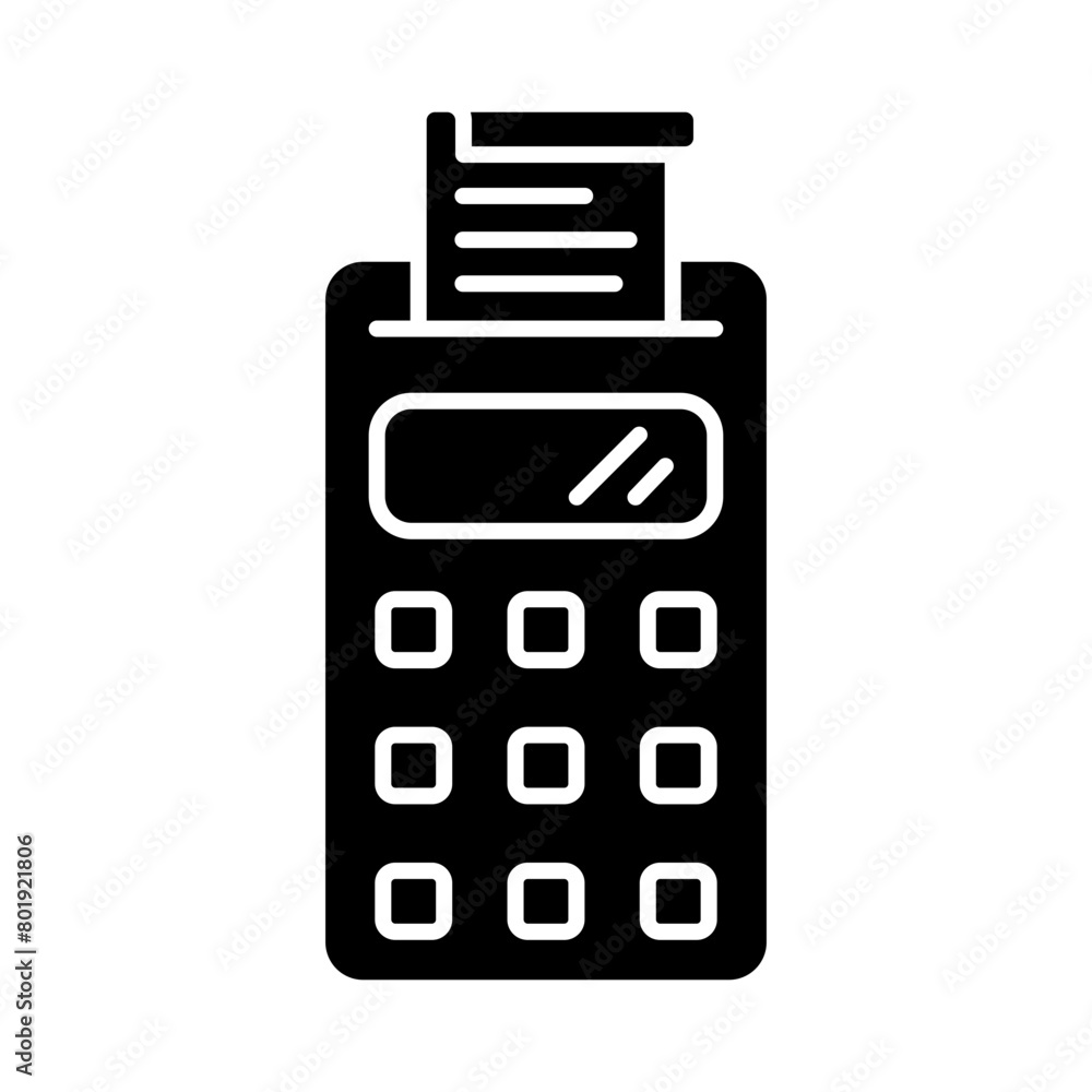 Point of Sale icon in glyph style. Payment Terminals icon in glyph style. Icons about banking and finance in glyph style Point of Sale icon in glyph style. Payment Terminals icon in glyph style. Icons about banking and finance in glyph style