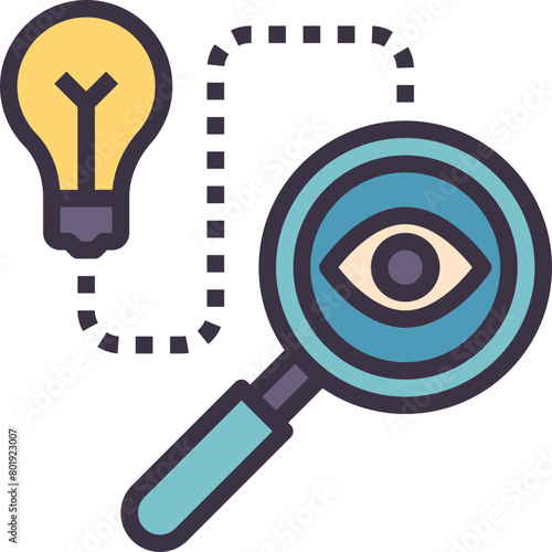 insightful outline style icon