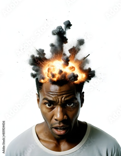 Astounded man whose mind is blown.