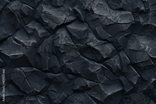 black rock face or rugged stone texture background pattern