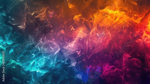 Colorful fine art abstract background photo