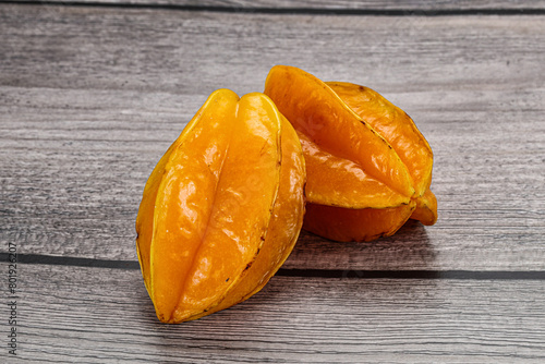 Tropical sweet delicous fruit - carambola photo