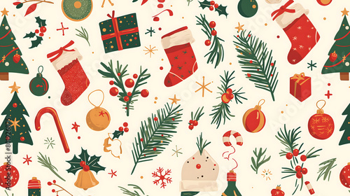 christmas seamless pattern