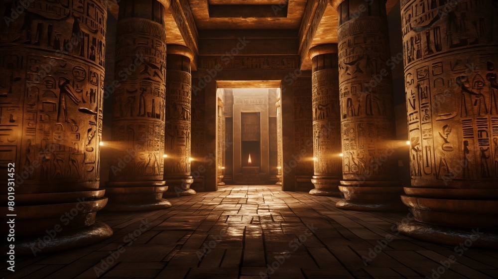 egyptian wall with hieroglyphs inside the pharaoh's tomb. egyptian wall with hieroglyphs inside the pharaoh's tomb.