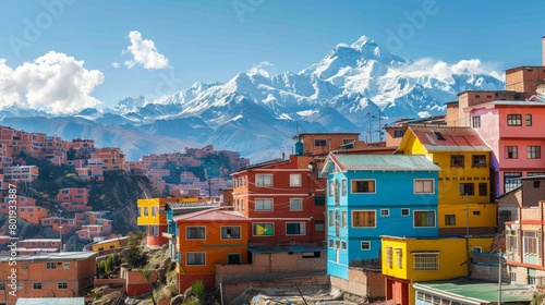 La Paz Tradition Meets Modernity Skyline