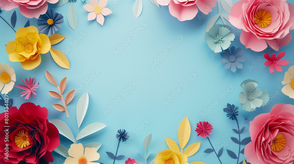 frame with flowers frame with flowers