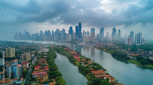 Panama City Cosmopolitan Hub Skyline