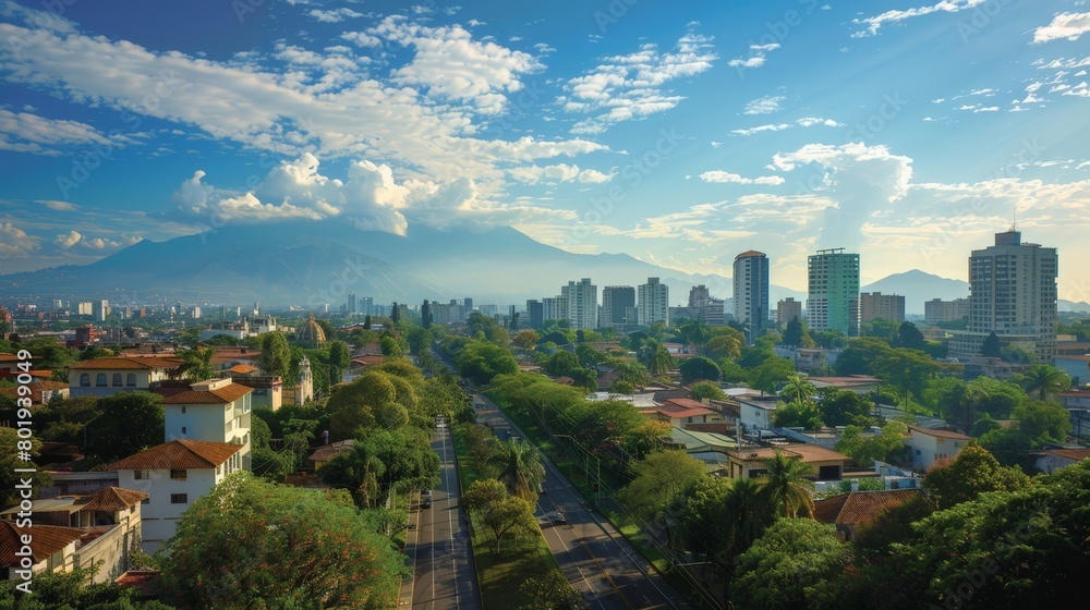 Guatemala City Land of Trees Skyline