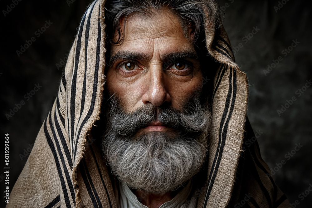 Aaron the Priest Levite: Portrait of a Biblical Figure from Old Testament Aaron the Priest Levite: Portrait of a Biblical Figure from Old Testament
