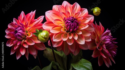 Wallpaper Mural dahlia, vibrant dahlia Torontodigital.ca