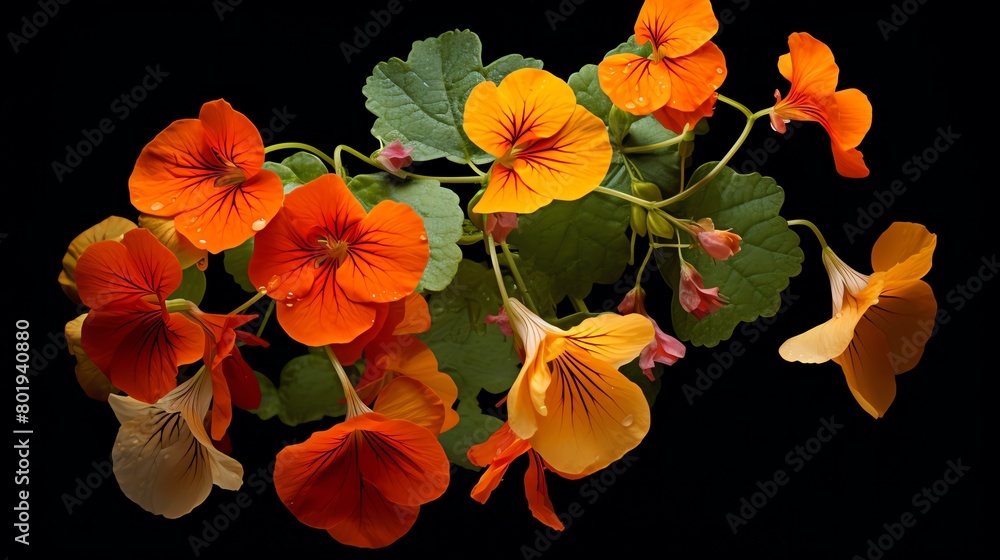 nasturtium, orange nasturtium nasturtium, orange nasturtium